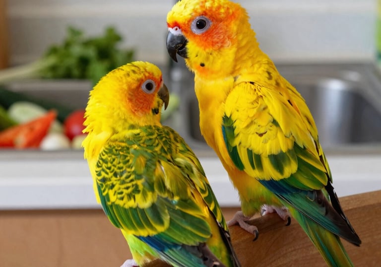 A cozy cat lounging by a sunlit window with soft cushions.