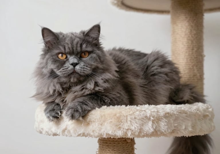 A cheerful dog playing in a garden with a colorful ball.