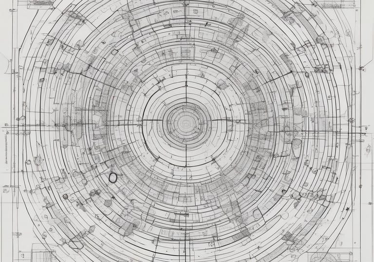 A high-contrast image of a modern, blacked-out financial district building at night.