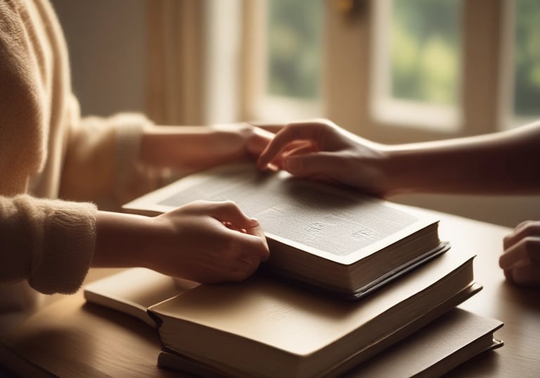 A comforting counseling session between a volunteer and a mission worker online.