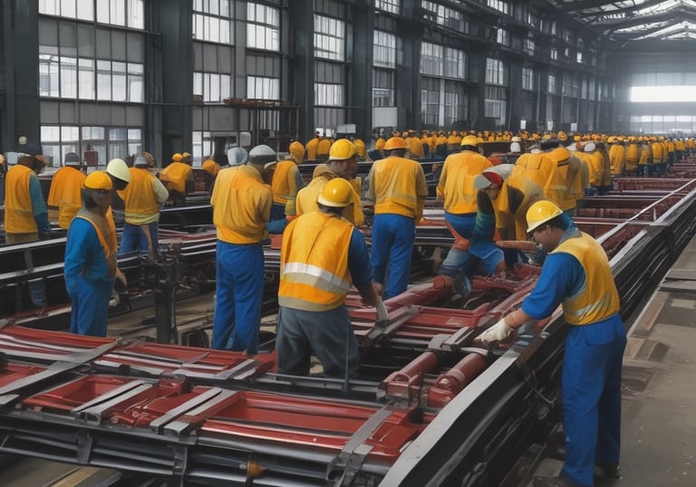 A friendly customer using a laptop to book TMT bars online from home.