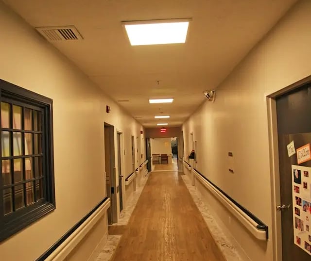 assisted living hallway