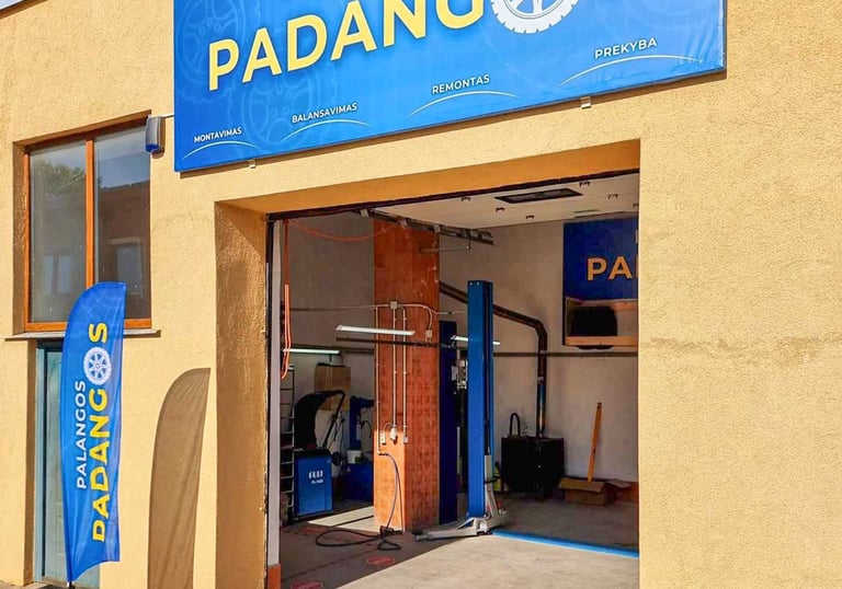 padangu montavimo servisas palangoje