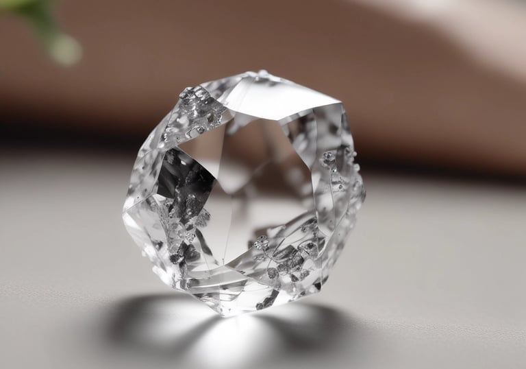 Raw aurvyx quartz clusters showing natural texture and shine