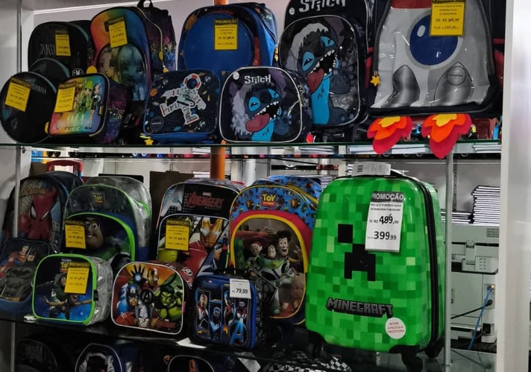 Papelaria com tradição e confiança para estudantes