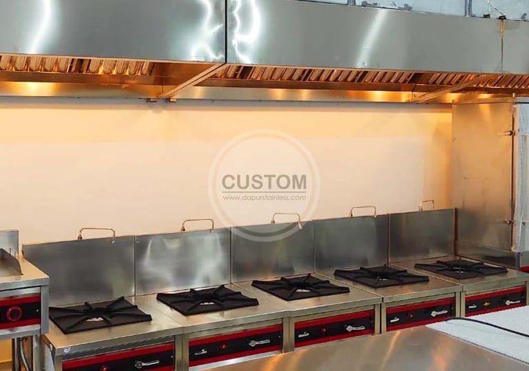 dapur stainless custom