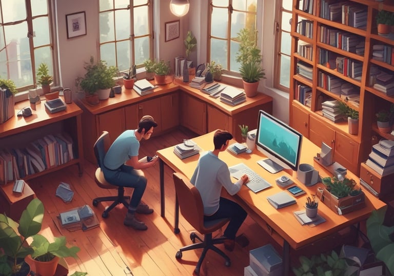 A smiling family standing together in front of their cozy Ohio home.