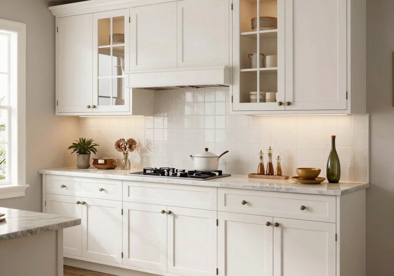 Close-up of a finely crafted wooden cabinet showcasing smooth finishes and detailed joinery.