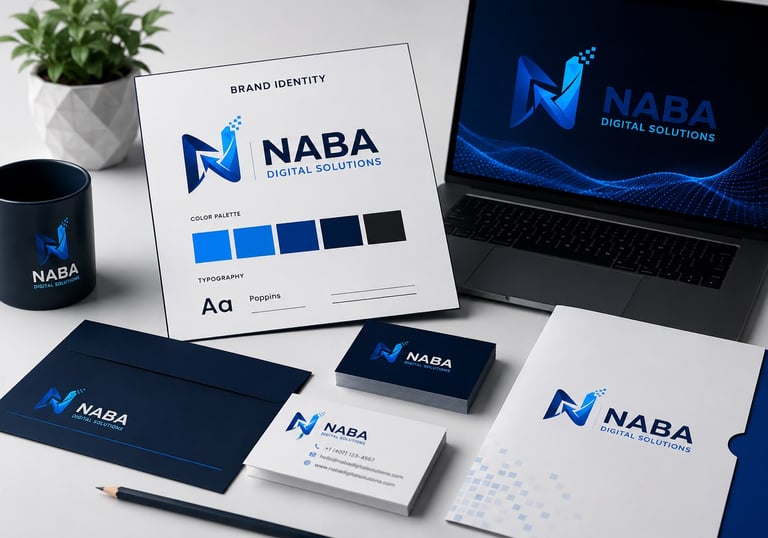 Professional brand identity design services for businesses
