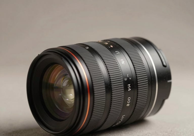A close-up of a sophisticated, beautifully designed object resting on a neutral, minimalist background. Soft daylight.