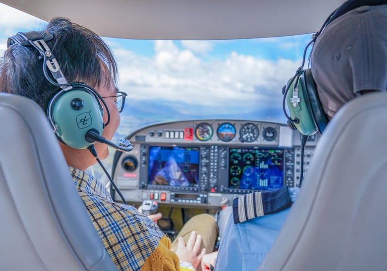 Hablamos de Aviacion Tripulada cuando la aeronave es controlada por pilotos a bordo