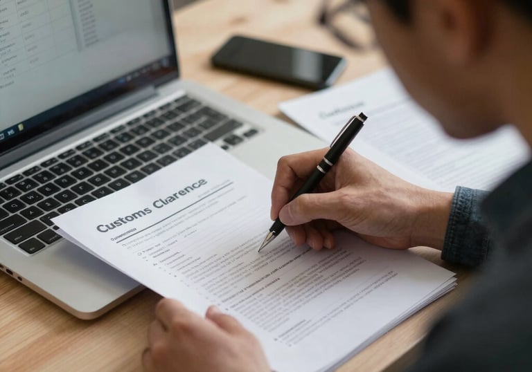 A busy warehouse interior showing workers organizing pallets ready for distribution.