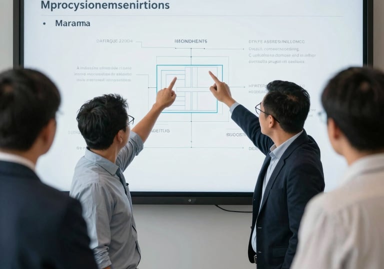 Close-up of a laptop screen showing accessible UX/UI design wireframes.
