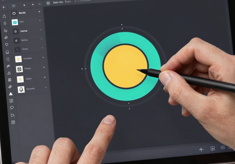 A collaborative meeting with educators and developers discussing a web project.