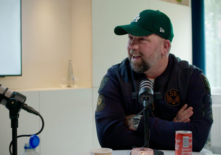 Een podcast die wordt opgenomen in Arnhem