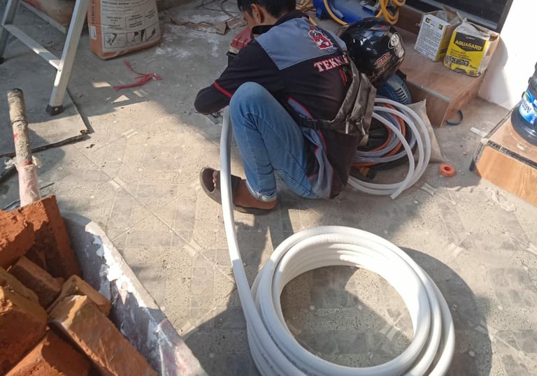 service AC, cuci AC, isi freon, dan pemasangan AC yang telah kami kerjakan di area Bogor