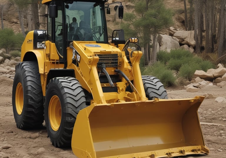 A truck-mounted crane lifting materials at a busy industrial site.