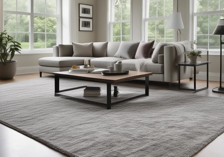 Technician carefully treating a carpet stain with specialized cleaning solutions.