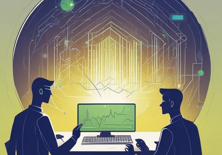 Minimalist line-art icon representing Google Ads campaign optimization.