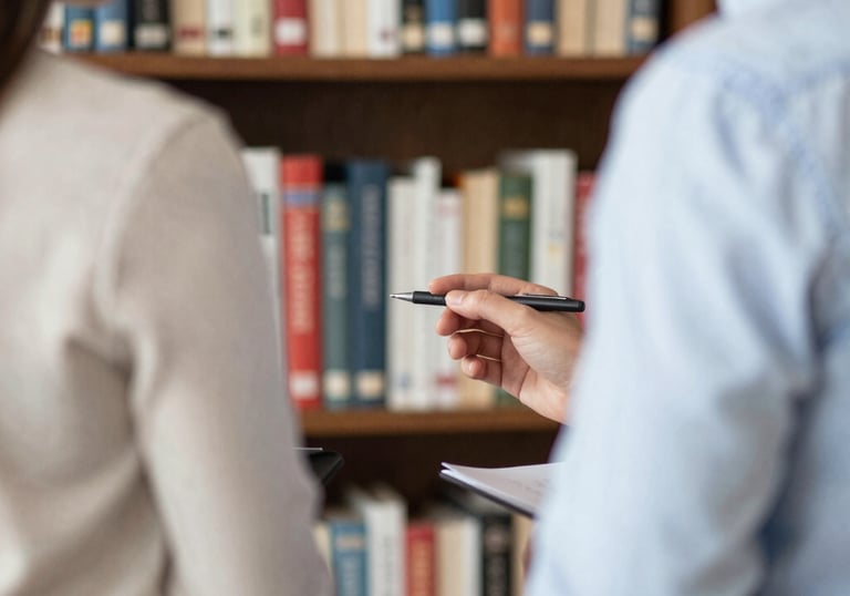 A peaceful outdoor scene symbolizing mental clarity and calm.