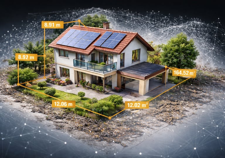 realistische Modellerstellung cm Genauigkeit