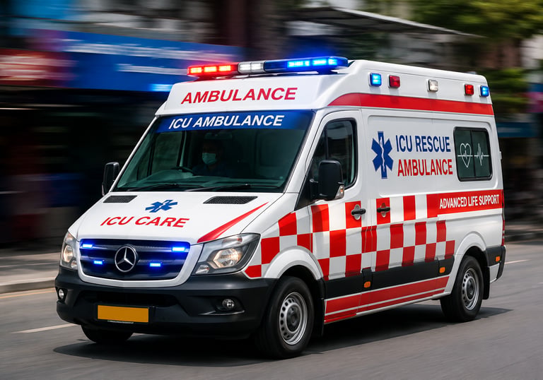 ICU Ambulance Service Lucknow