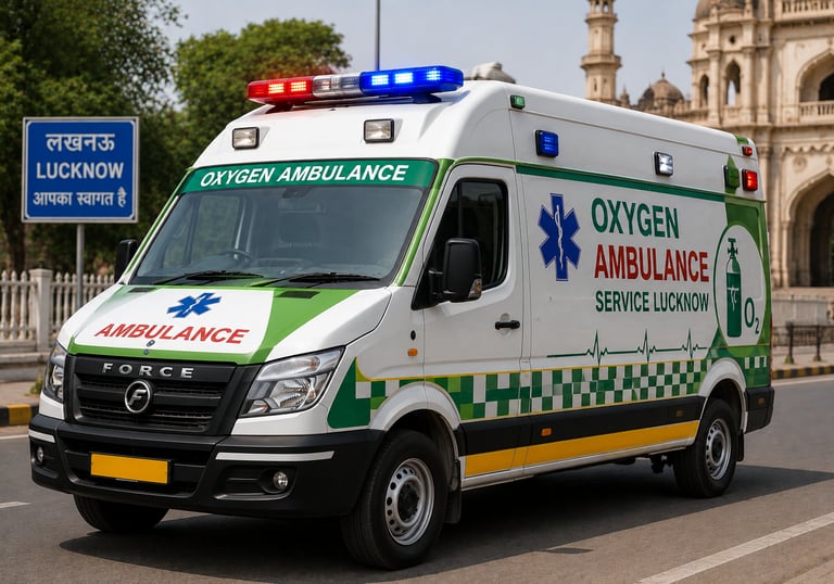 Oxygen Ambulance Service Lucknow