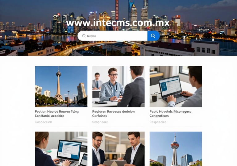 A laptop screen displaying a modern, clean website design in progress.