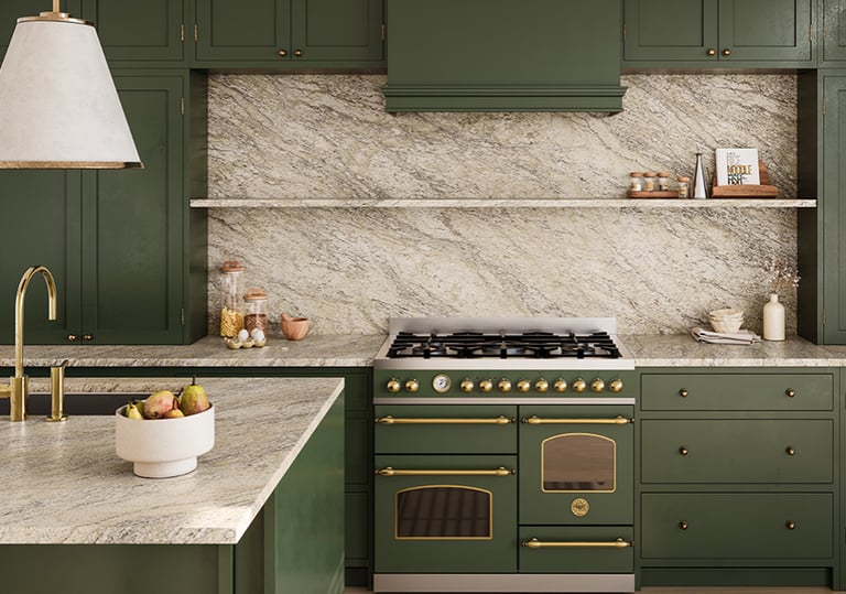 Wilsonart Laminate - Granito Cascata   Backwall & tops