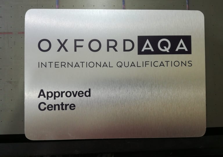 Sharp UV printing on metal plate