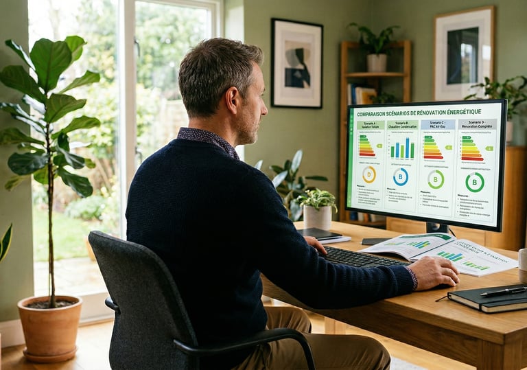 Analyse multicritères de scénarios de rénovation énergétique — Pack Vision Stratégique