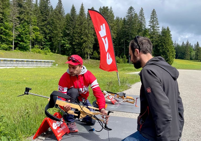 cours particulier de biathlon à 50m 22LR
