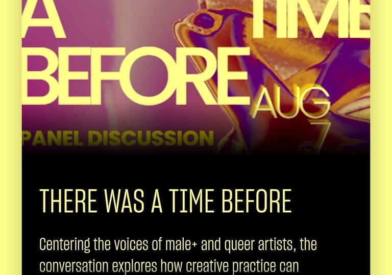 there was a time before