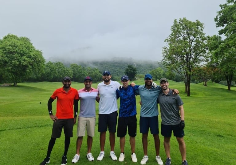 Guys on a golf holiday in Thailand curated by Francesco Luxury Travels Villas Weddings