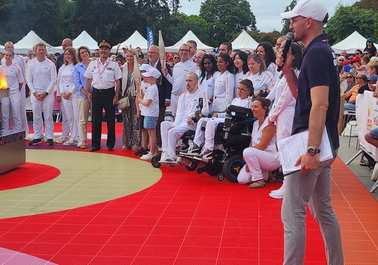 Victor Carrer, freelance événementiel sportif, régisseur, chef de projet et animateur micro.