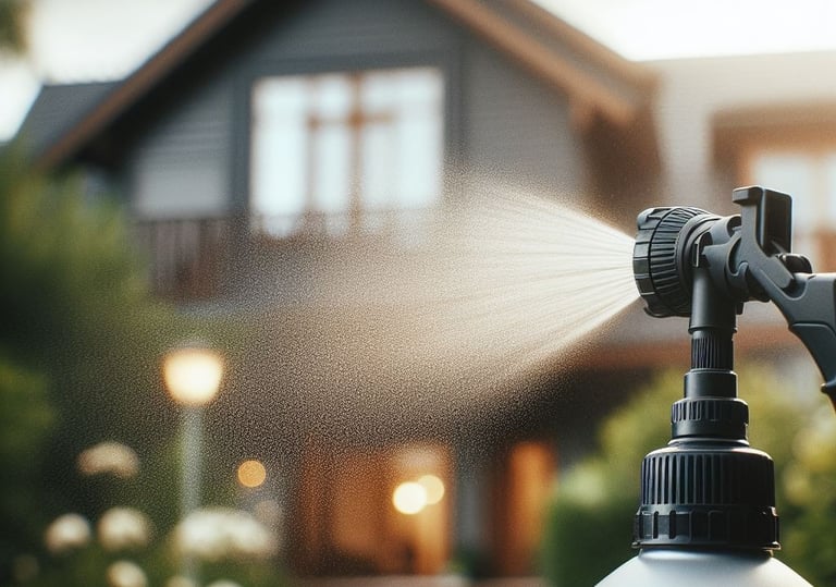 Nozzle spraying chemical