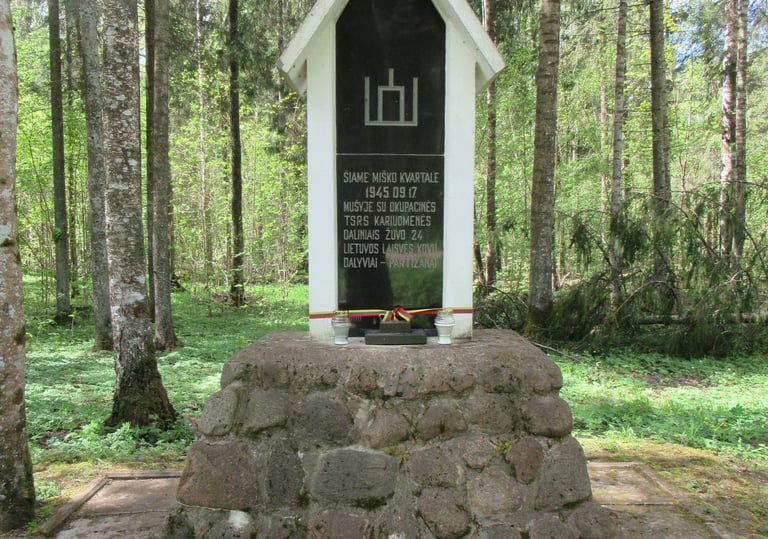 Lietuvos partizanų kautynių ir žūties vieta