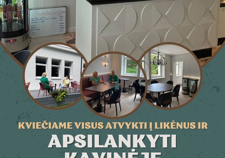 Likėnai, kavinė, maitinimas Biržuose