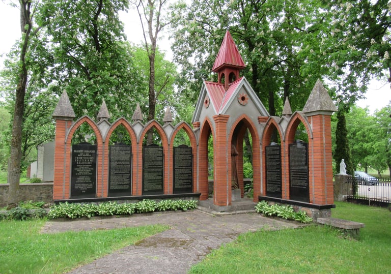 Atminimo lenta 1919-1920 m. Nepriklausomybės kovų Pabiržės valsčiaus Vyčio kryžiaus kavalieriams ir 