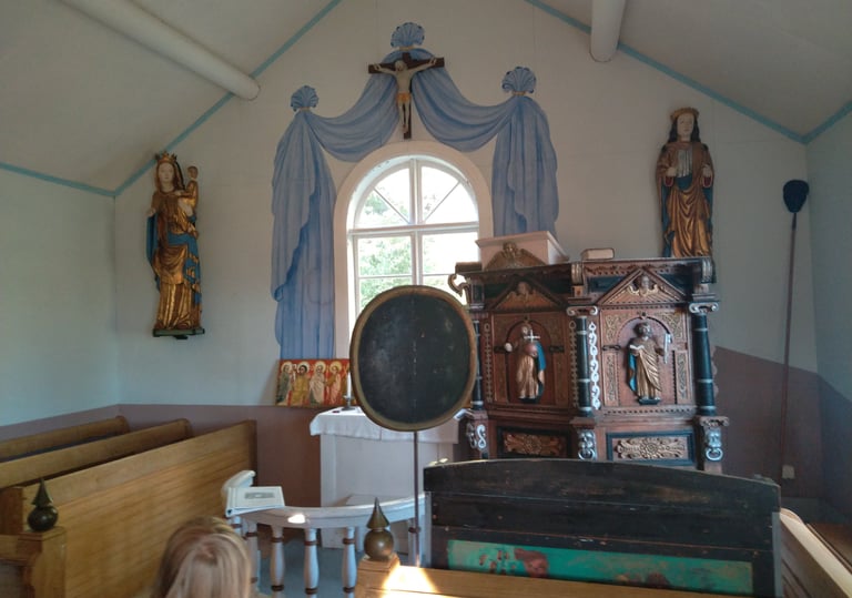 Église et village Höga kusten