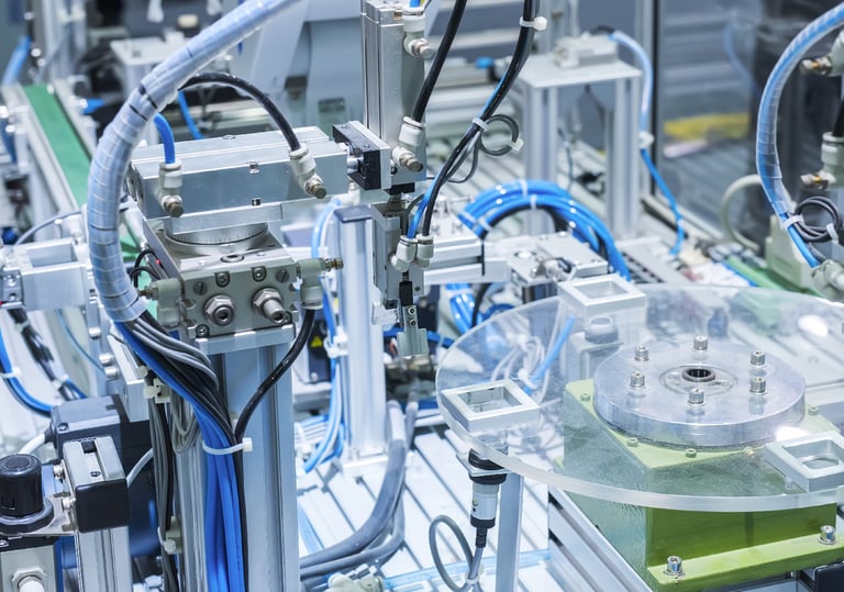 Pneumatic System, from air cylinders to pneumatic valves