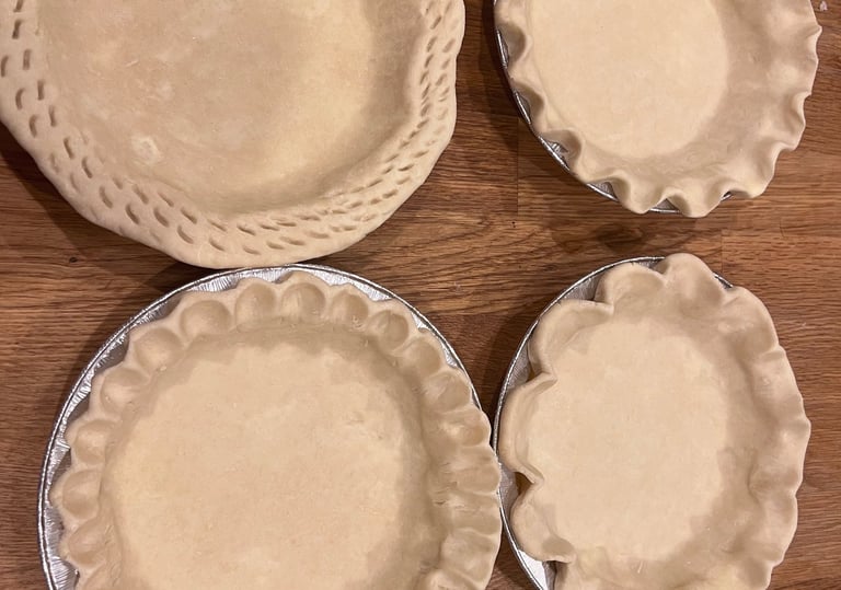six inch pie crust