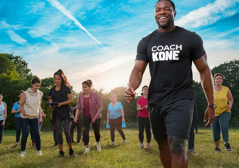 Coach Kone en coaching de groupe