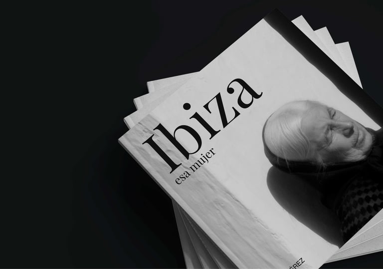 libro Ibiza esa Mujer diseño editorial