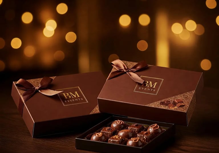 luxury dates, chocolate gifts
