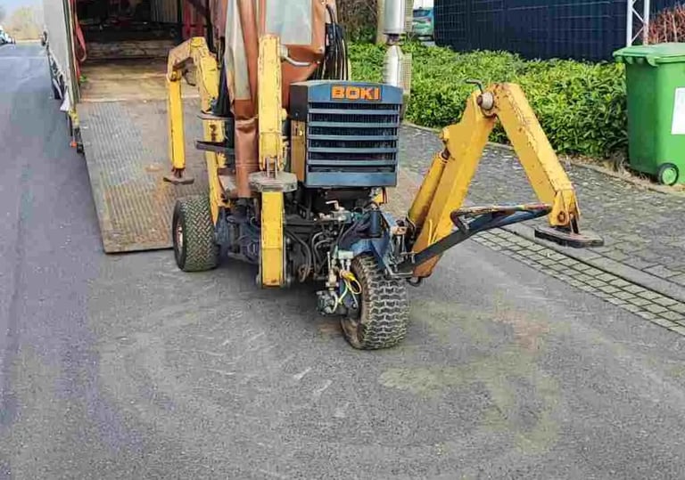 Baggertransport mit Spezial LKW