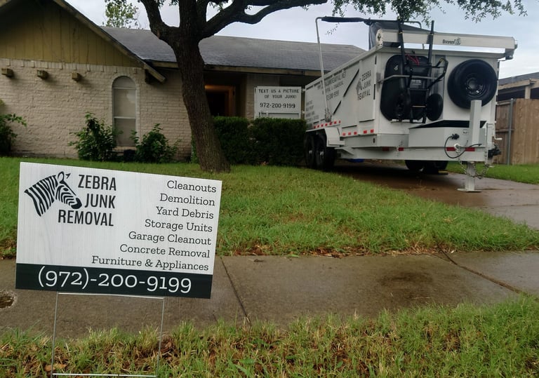 Picture of Zebra Junk Removal Working