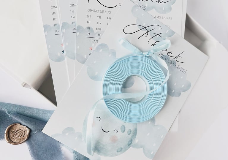 zaidimu korteles baby shower šventei