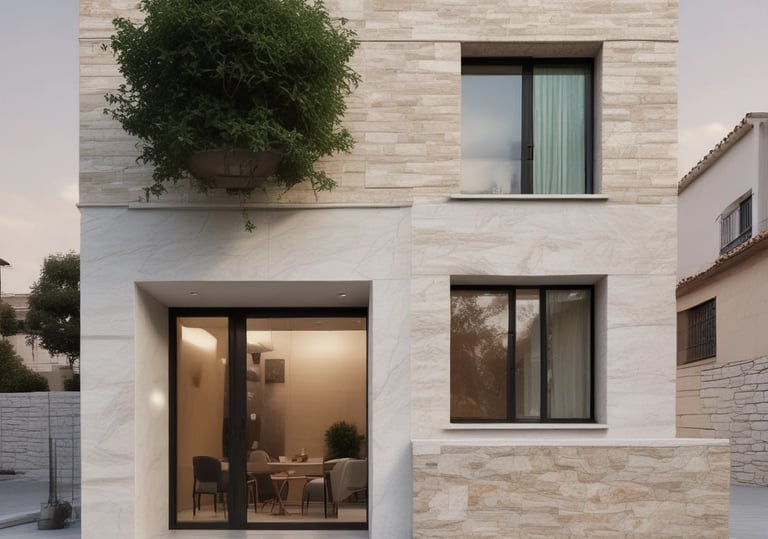 fachadas de mármoles en sabadell