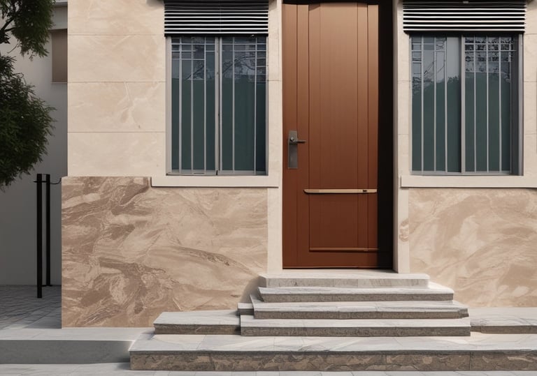 mármoles para fachada en Sabadell